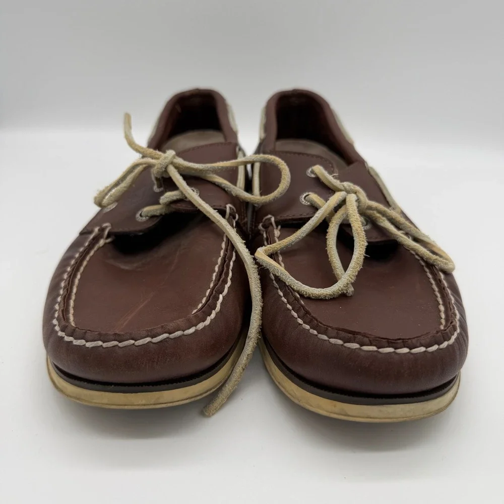 Sperry Top-Sider Mens‎ Authentic Original Boat Shoes Brown Leather 9.5 M 0786707